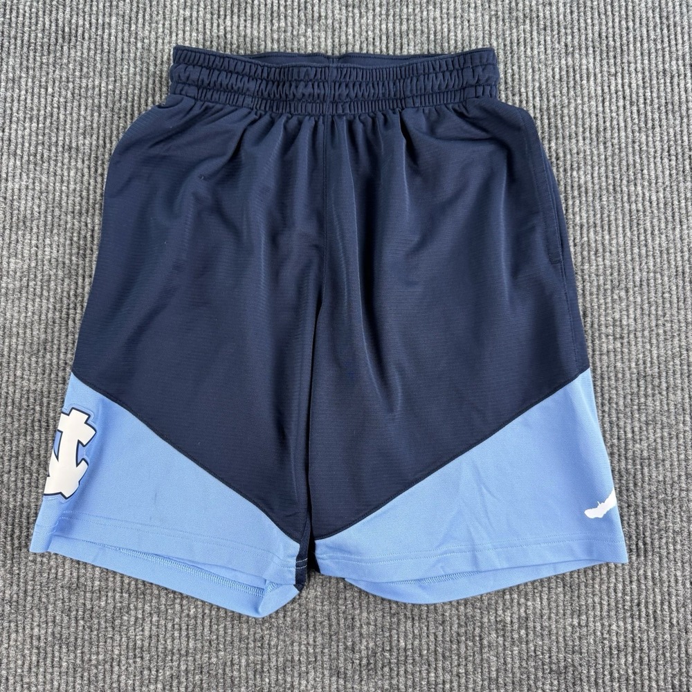 North Carolina Tar Heels Jordan Shorts Men Medium Blue NCAA Jumpman Dri Fit FLAW